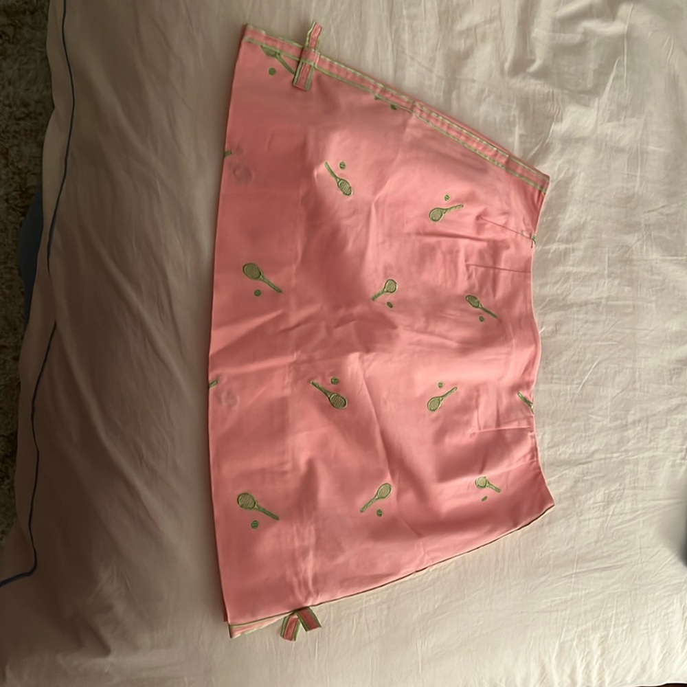 Pink and green Lilly Pulitzer tennis skirt.
